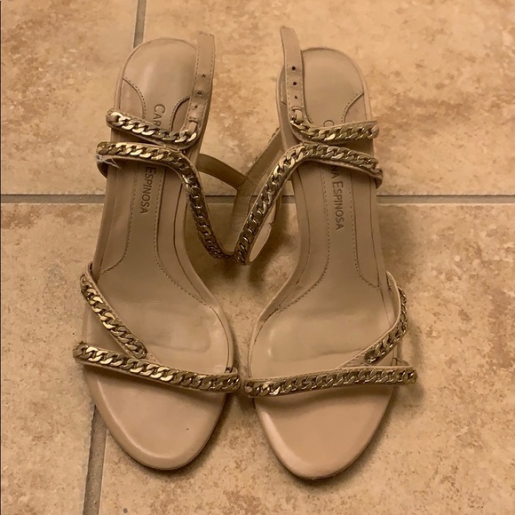 Nude strappy heel - Picture 1 of 2